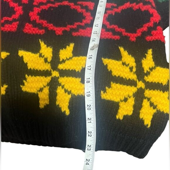 ESPRIT Sport Chunky Wool Sweater Women's Sz S   Snowflake Holiday Retro 90s - Picture 6 of 6